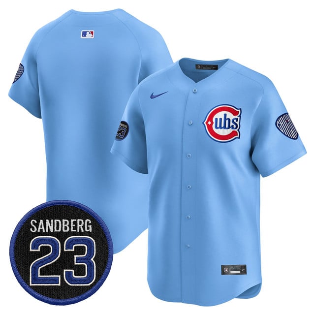 Men's Chicago Cubs 'Ryne Sandberg Tribute' Vapor Premier Limited Jersey V2 blank