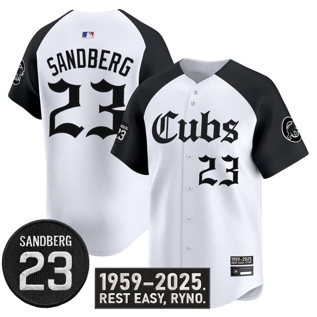 Men's Chicago Cubs 'Ryne Sandberg Tribute' Vapor Premier Limited Jersey alternate #23 Ryne Sandberg