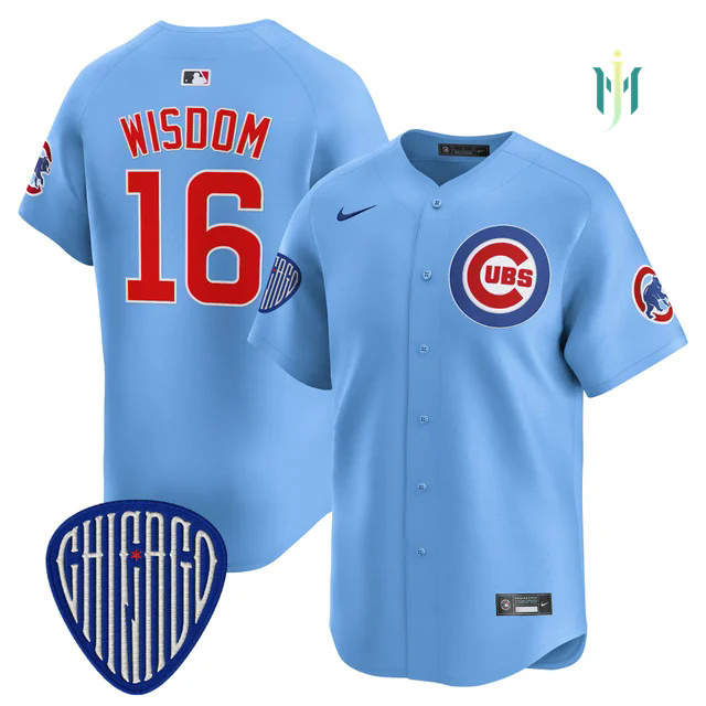 Men's Chicago Cubs 2025 Vapor Premier Limited Jersey BLUE #16 PATRICK WISDOM.webp