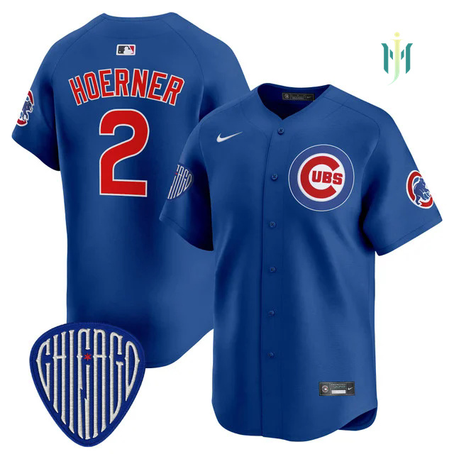 Men's Chicago Cubs 2025 Vapor Premier Limited Jersey ROYAL #2 NICO HOERNER.webp