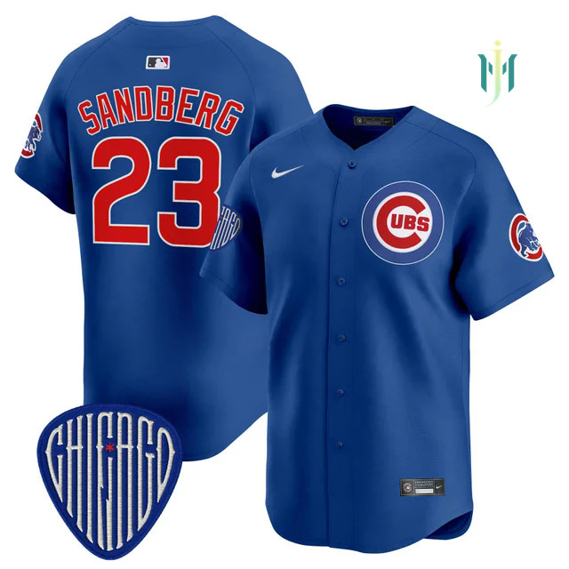Men's Chicago Cubs 2025 Vapor Premier Limited Jersey ROYAL #23 RYNE SANDBERG.webp
