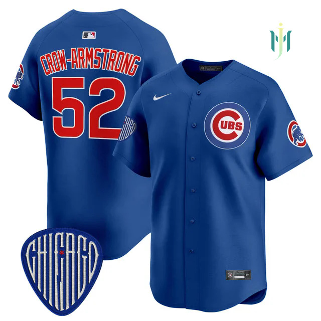 Men's Chicago Cubs 2025 Vapor Premier Limited Jersey ROYAL #52 PETE CROW-ARMSTRONG.webp