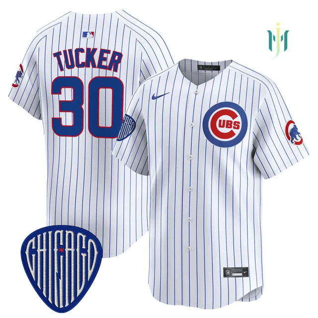Men's Chicago Cubs 2025 Vapor Premier Limited Jersey WHITE #30 KYLE TUCKER.webp