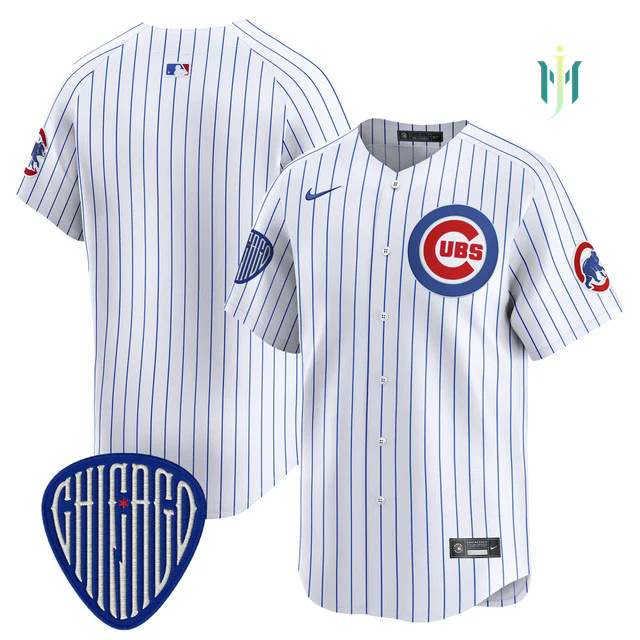 Men's Chicago Cubs 2025 Vapor Premier Limited Jersey WHITE BLANK.webp