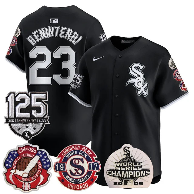 Men's Chicago White Sox 125th Anniversary - World Series Champions Jersey #23 BENINTENDI
