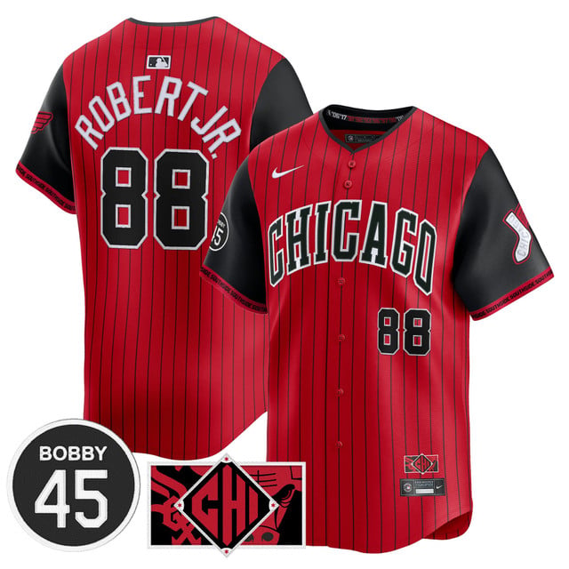 Men's Chicago White Sox Bobby Jenks Vapor Premier Limited Jersey CITY CONNECT#88 LUIS ROBERT JR.