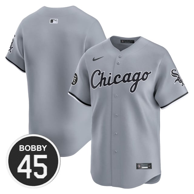 Men's Chicago White Sox Bobby Jenks Vapor Premier Limited Jersey GRAY ROAD BLANK