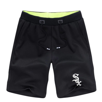 Men's Chicago White Sox Team Logo Black Baseball Shorts