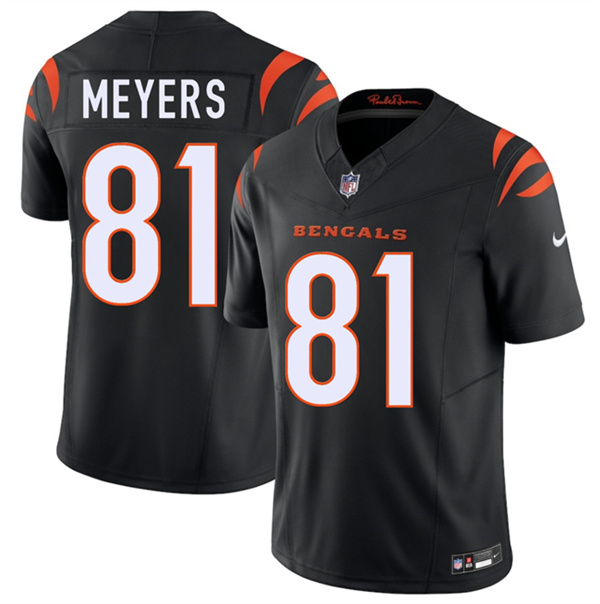 Men's Cincinnati Bengals #81 Dohnte Meyers Black 2026 F.U.S.E. Vapor Untouchable Limited Football Stitched Jersey