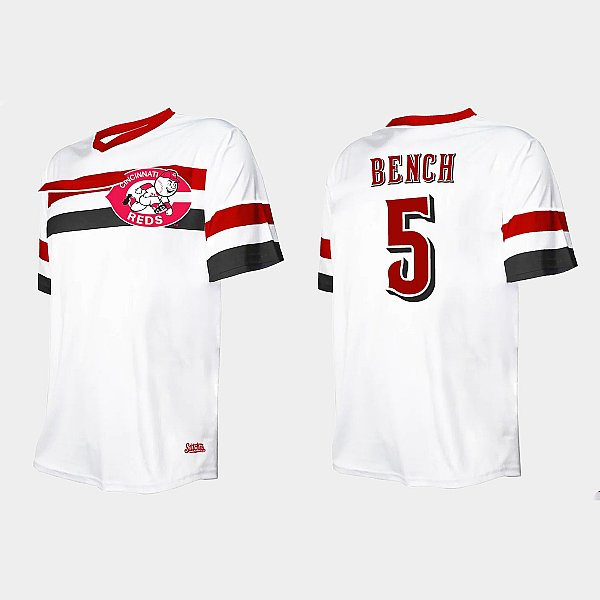 Men's Cincinnati Reds #5 Johnny Bench (2)