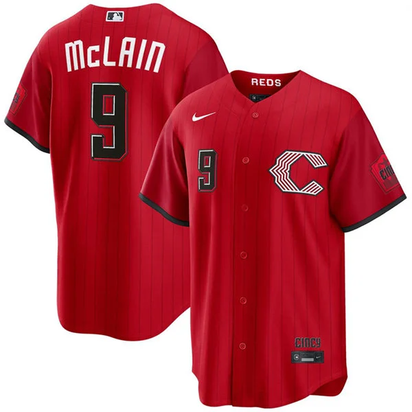 Men's Cincinnati Reds #9 Matt McLain Nike 2026 All-Red City Connect Limited Jersey 