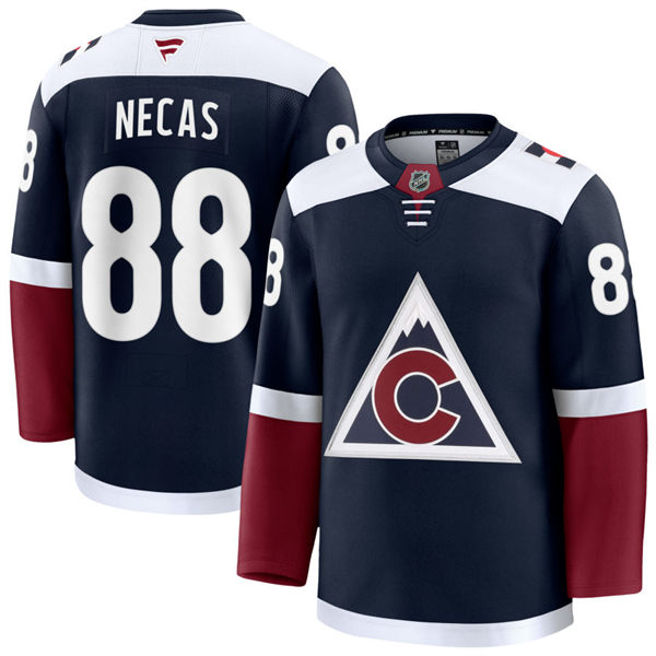 Men's Colorado Avalanche #88 Martin Necas Fanatics Navy Alternate Player Jersey 