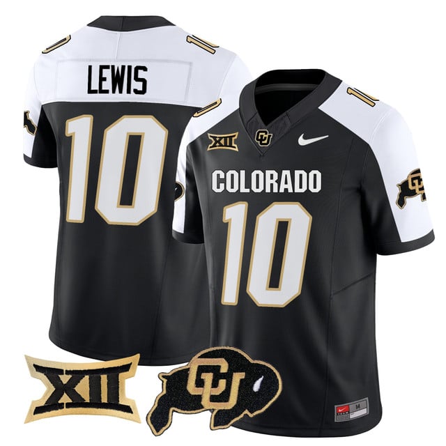Men's Colorado Buffaloes 2025 Vapor Limited Jersey #10 Julian Lewis