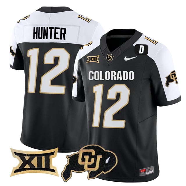 Men's Colorado Buffaloes 2025 Vapor Limited Jersey #12 Travis Hunter