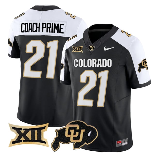 Men's Colorado Buffaloes 2025 Vapor Limited Jersey #21 Coach Prime