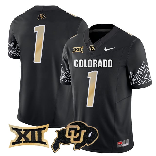 Men's Colorado Buffaloes 2025 Vapor Limited Jersey V2 #1