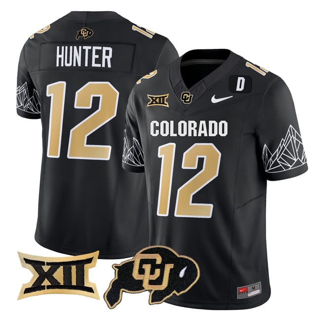Men's Colorado Buffaloes 2025 Vapor Limited Jersey V2 #12 Travis Hunter