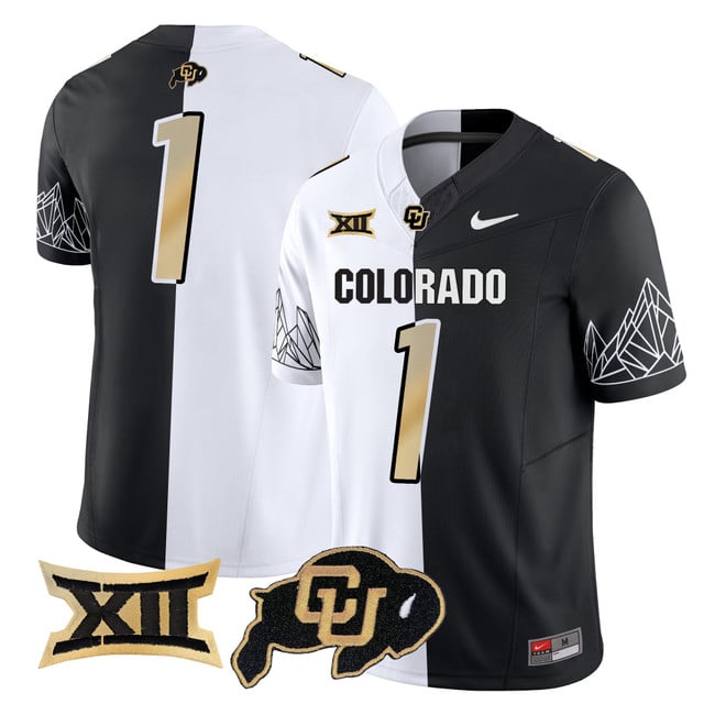 Men's Colorado Buffaloes 2025 Vapor Limited Jersey V2 stripeout #1