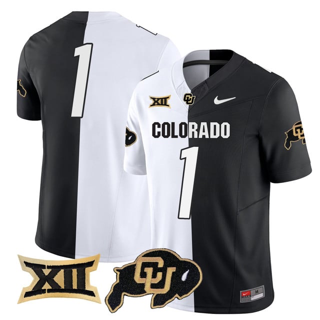 Men's Colorado Buffaloes 2025 Vapor Limited Jersey stripeout #1