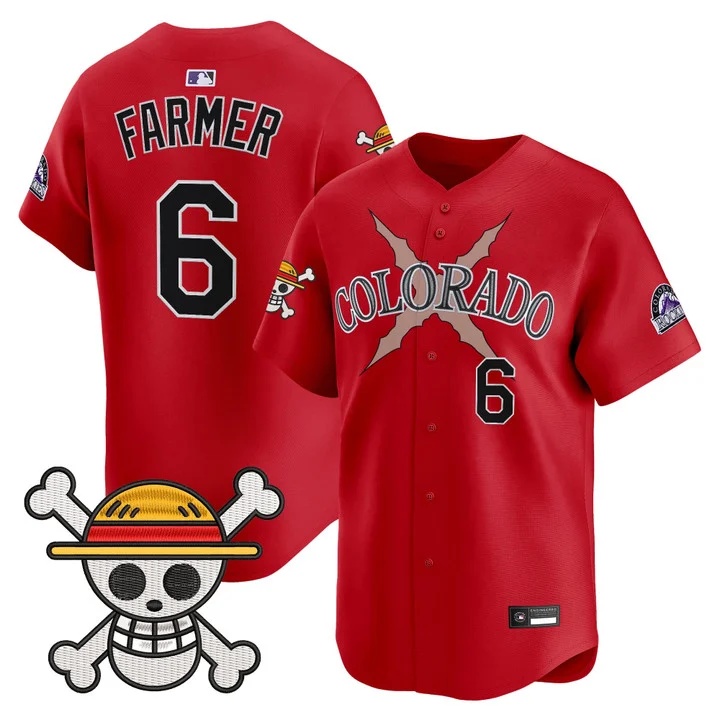 Men's Colorado Rockies x One Piece Vapor Premier Limited Jersey #6 KYLE FARMER