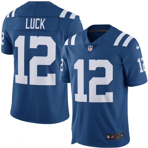 Men's Custom Indianapolis Colts Nike Royal Color Rush Limted Adults Personal Football Jersey