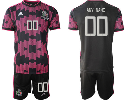 Men's Custom Mexico Home Soccer Jersey