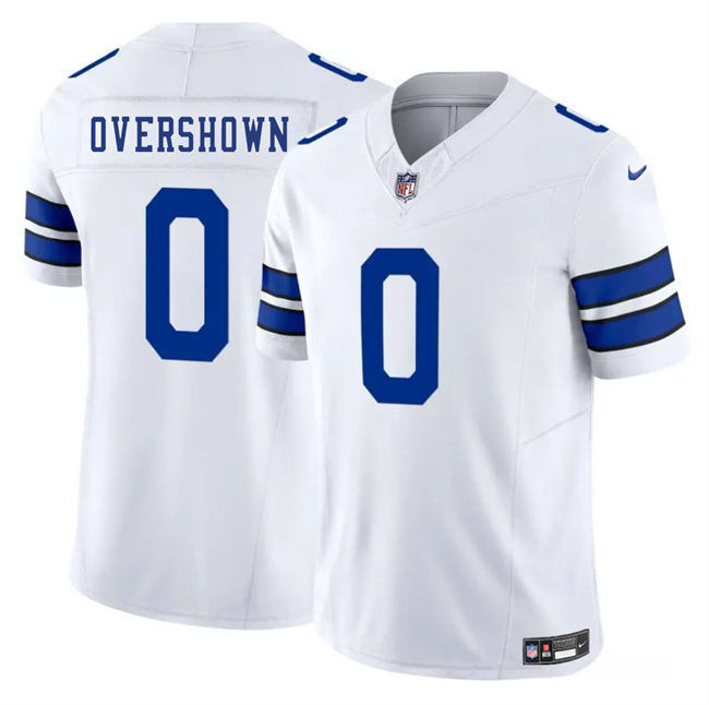 Men's Dallas Cowboys #0 DeMarvion Overshown White 2025 F.U.S.E. Vapor Untouchable Limited Football Stitched Jersey