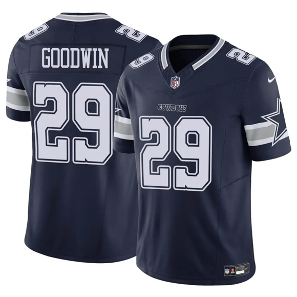 Men's Dallas Cowboys #29 C.J. Goodwin Navy 2025 F.U.S.E Vapor Untouchable Limited Football Stitched Jersey