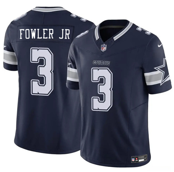 Men's Dallas Cowboys #3 Dante Fowler Jr. Navy 2025 F.U.S.E. Vapor Untouchable Limited Football Stitched Jersey