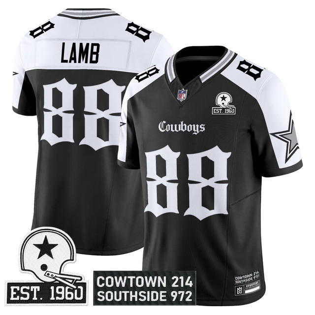 Men's Dallas Cowboys 'Gothic Lone Star Edition' Vapor Limited Jersey - All Stitched Alternate Trevon Diggs