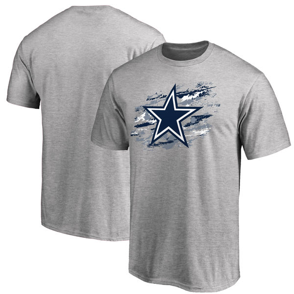 Men's Dallas Cowboys NFL Pro Line True Color T-Shirt Heathered Gray