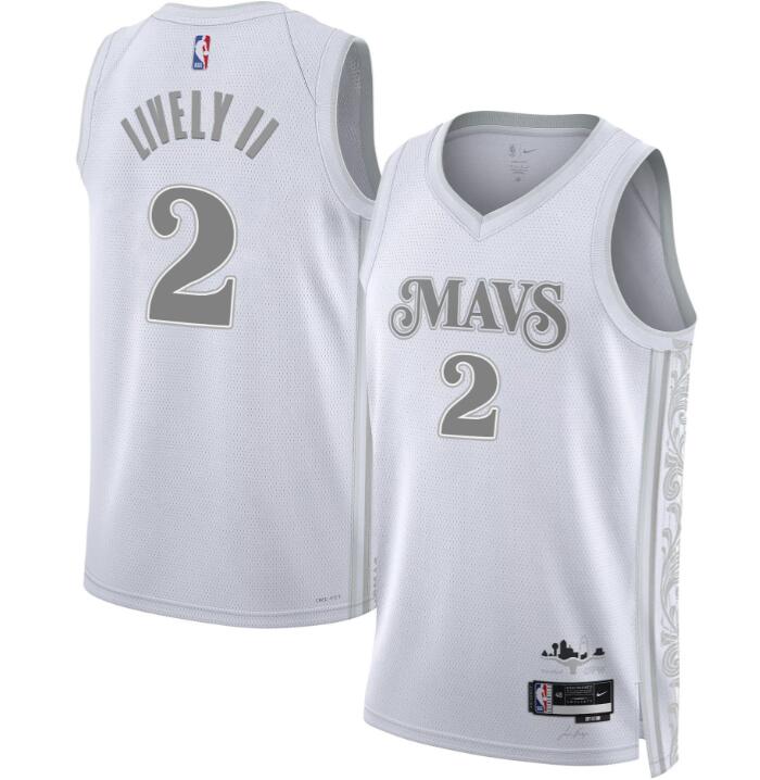 Men's Dallas Mavericks Swingman Jersey - All Stitched Dereck Lively II