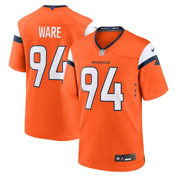 Men's Denver Broncos #94 DeMarcus Ware Nike Orange Vapor F.U.S.E. Limited Jersey 