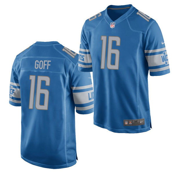 Men's Detroit Lions #16 Jared Goff Nike Blue Vapor Untouchable Limited Jersey