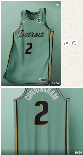 Men's Detroit Pistons #2 Cade Cunningham Green 2025-26 City Edition Stitched Basketball Jersey