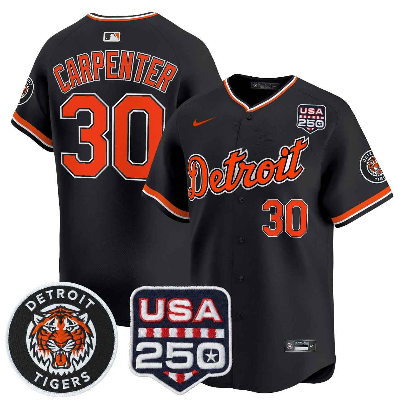 Men's Detroit Tigers 2026 Alternate Vapor Premier Limited Jersey #30 KERRY CARPENTER