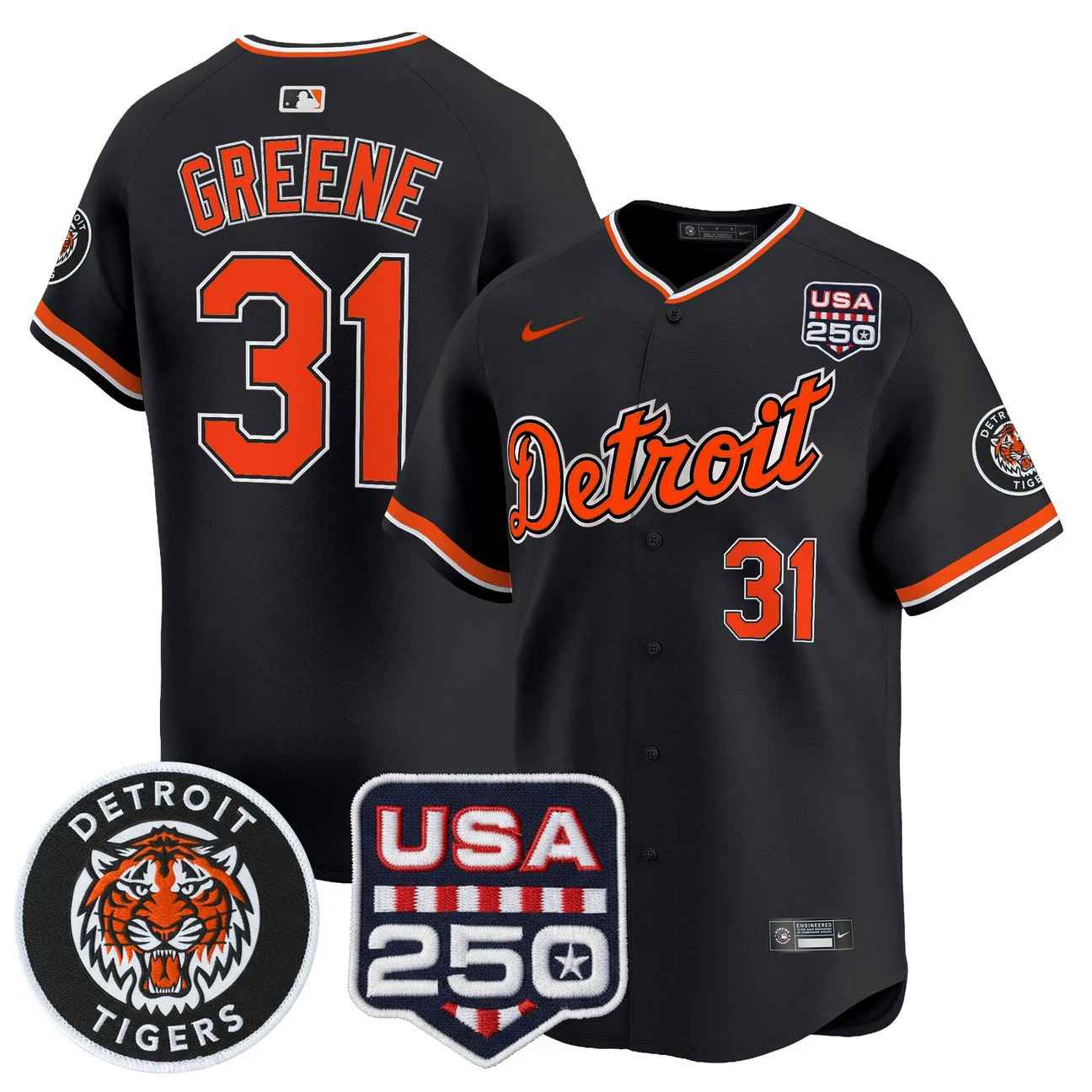 Men's Detroit Tigers 2026 Alternate Vapor Premier Limited Jersey #31 RILEY GREENE