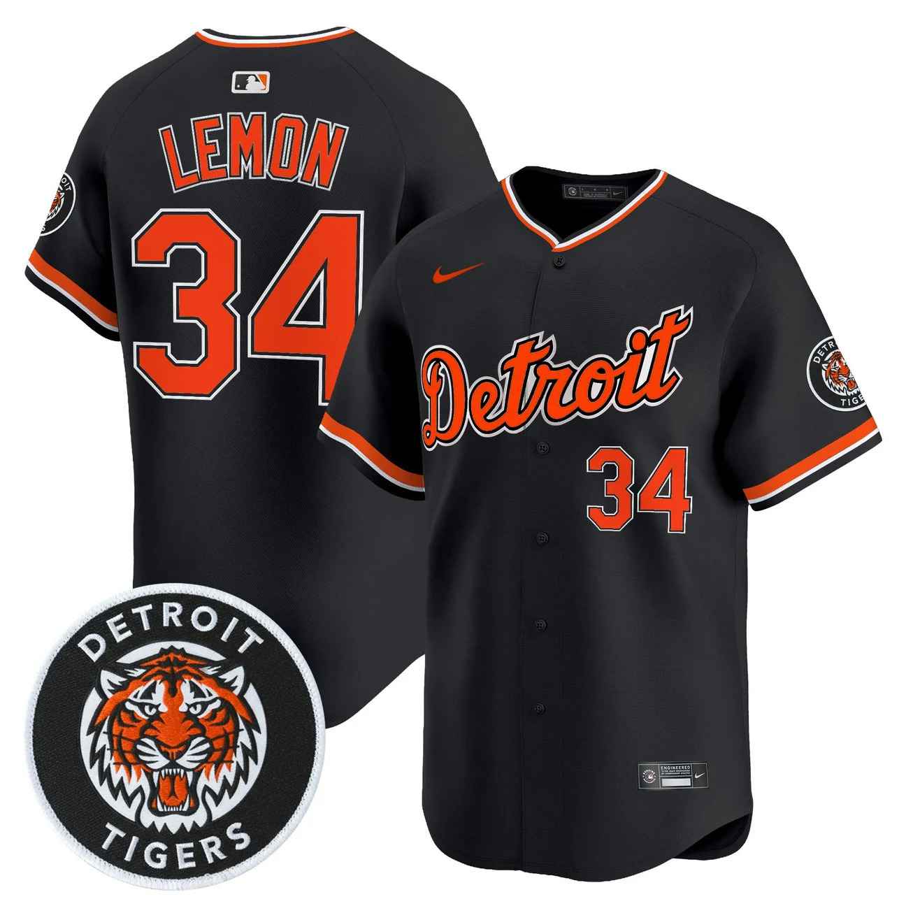 Men's Detroit Tigers 2026 Alternate Vapor Premier Limited Jersey #34 CHET LEMON