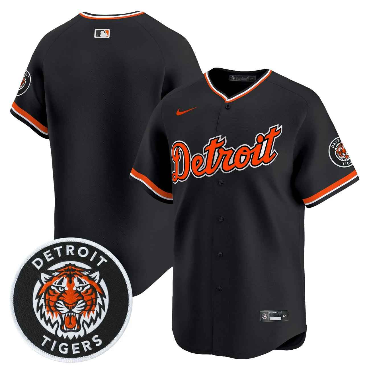 Men's Detroit Tigers 2026 Alternate Vapor Premier Limited Jersey BLANK