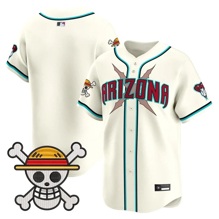 Men's Diamondbacks x One Piece Vapor Premier Limited Jersey cream blank