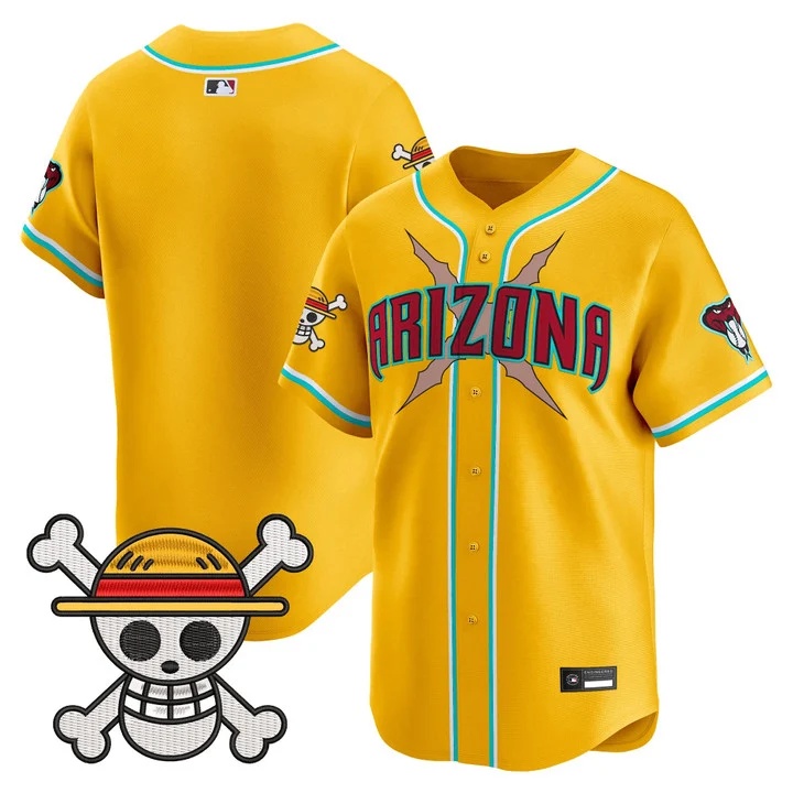 Men's Diamondbacks x One Piece Vapor Premier Limited Jersey gold blank