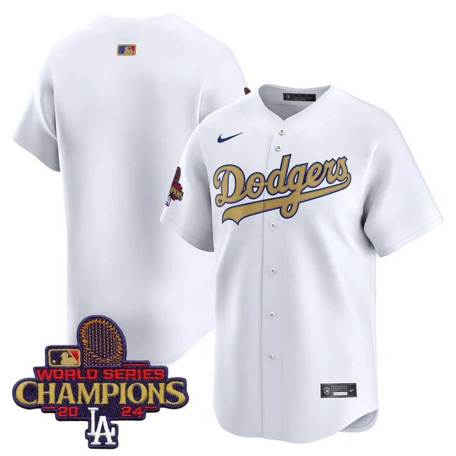 Men's Dodgers 2025 Gold Vapor Premier Limited Jersey blank.webp