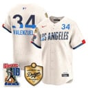 Men's Dodgers Ron Cey Legends Of Dodgers Baseball Jersey CITY CONNECT#34 FERNANDO VALENZUELA