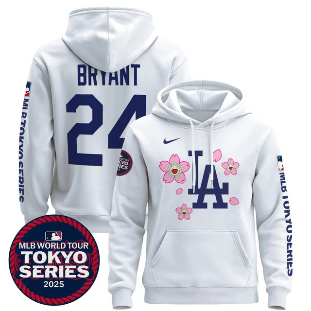 Men's Dodgers Tokyo Series 2025 Pullover Hoodie #24 KOBE BRYANT.webp