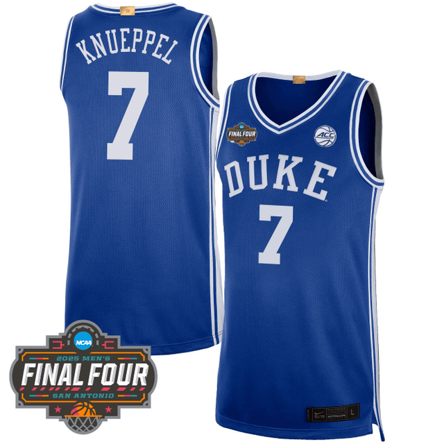 Men's Duke Blue Devils Men's Basketball  Jersey #7 KNUEPPEL