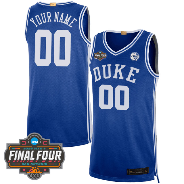 Men's Duke Blue Devils Men's Basketball  Jersey CUSTOM