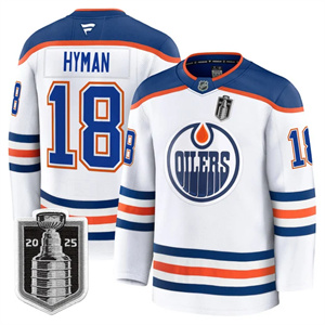 Men's Edmonton Oilers 2025 Stanley Cup Final Premium Jersey - All Stitched  Zach Hyman18