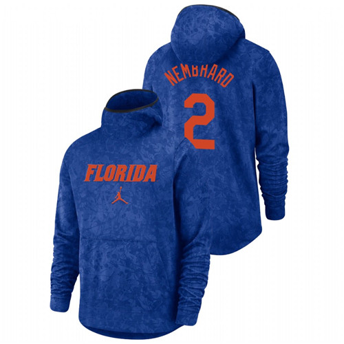 Men's Florida Gators Andrew Nembhard Royal Basketball Spotlight Team Logo Pullover Hoodie