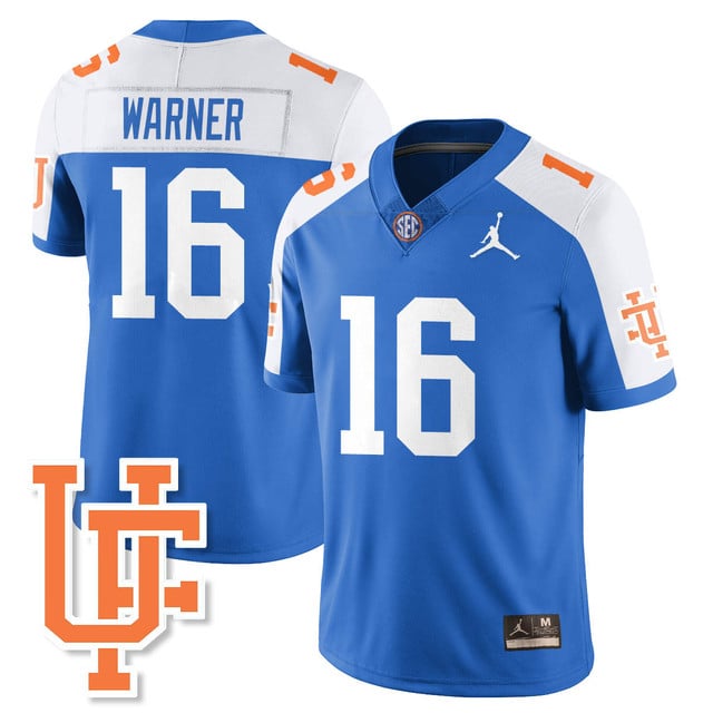 Men's Florida Gators Bring Back 1960s Throwback Jersey alternate #16 Aidan Warner