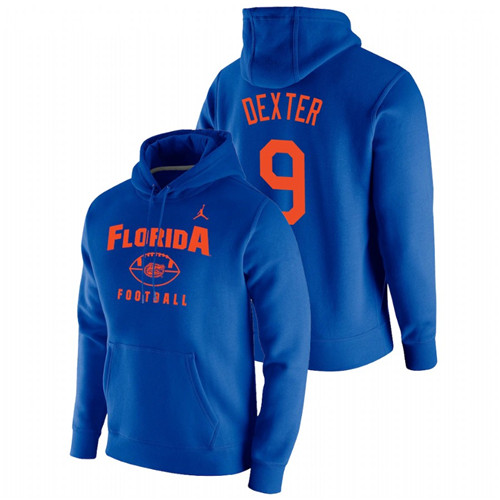 Men's Florida Gators Gervon Dexter Royal Oopty Oop Pullover Football Hoodie